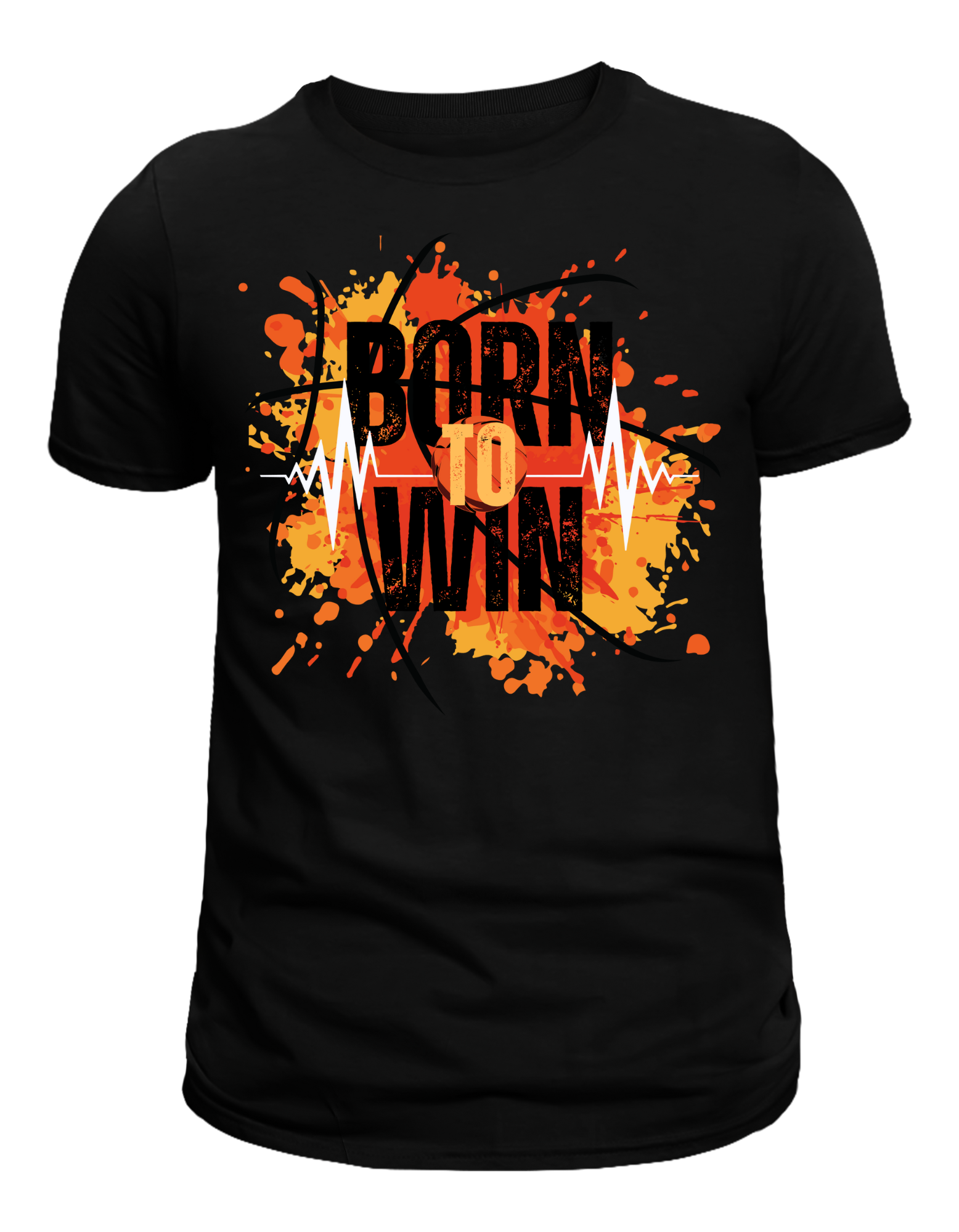 Black Born to Win Tee – MIRROR WARRIOR