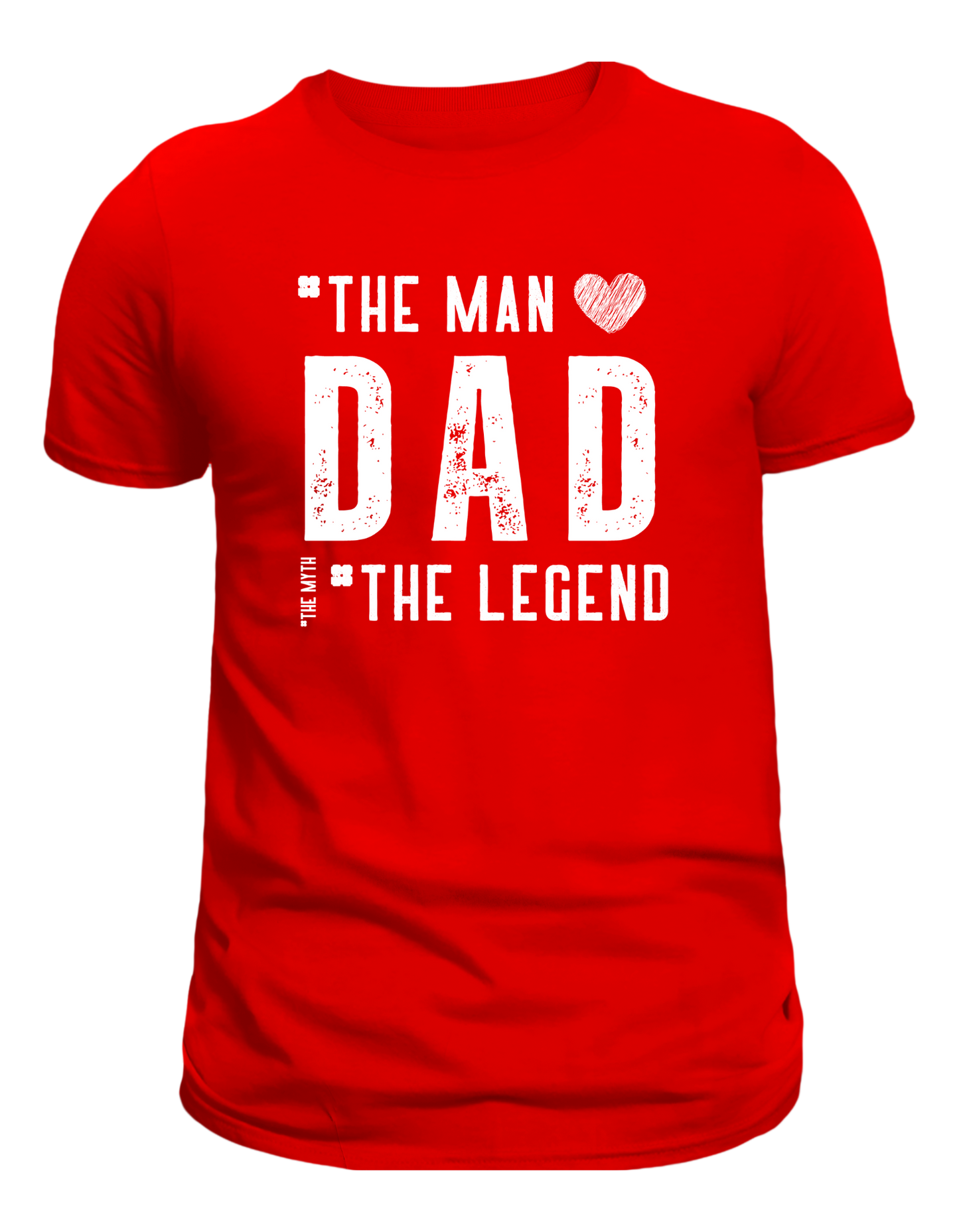 Red The Man-Dad-Legend Tee