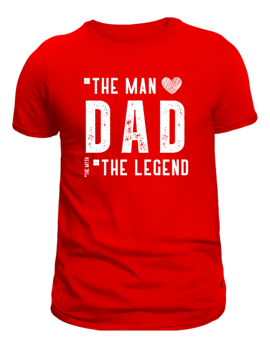 Red The Man-Dad-Legend Tee